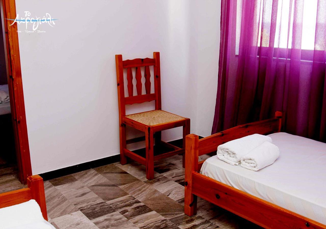 Akrogiali Hotel Restaurant Ксиропигадо Экстерьер фото